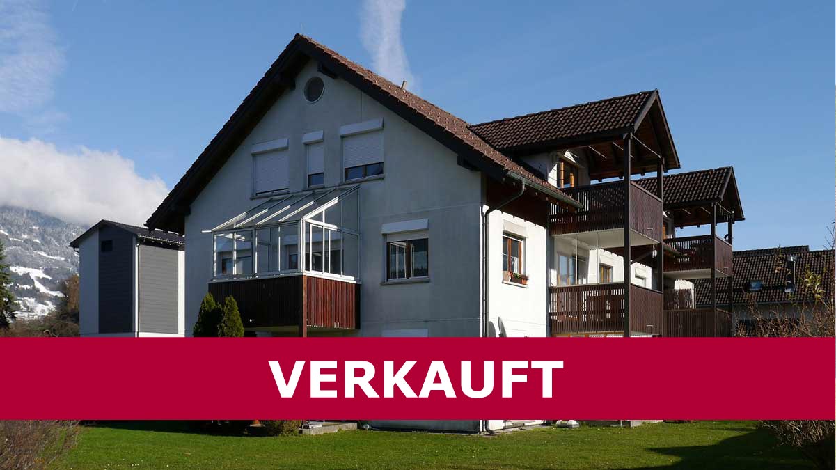 2-Zimmer-Wohnung in Schlins - Amann Immobilien - VERKAUFT