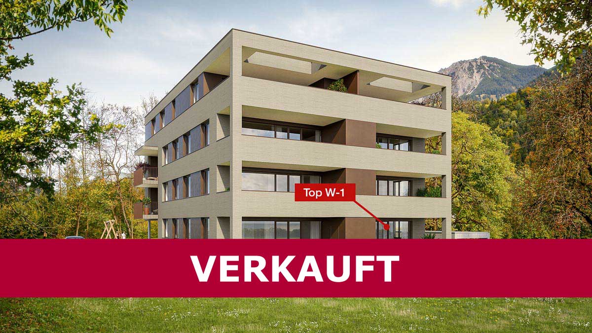 3-Zimmer-Wohnung (W1) in Vandans - Amann Immobilien - VERKAUFT