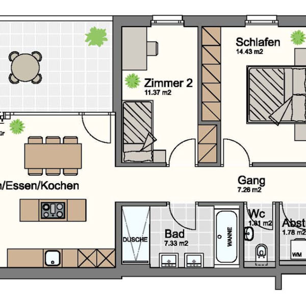 Neuwertige 4-Zimmer-Wohnung in Feldkirch-Gisingen - Amann Immobilien