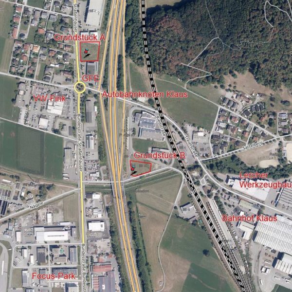 Gewerbegrundstück in Klaus im Baurecht - Amann Immobilien