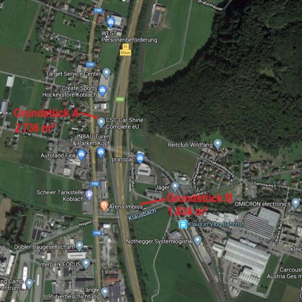 Gewerbegrundstück in Koblach im Baurecht - Amann Immobilien