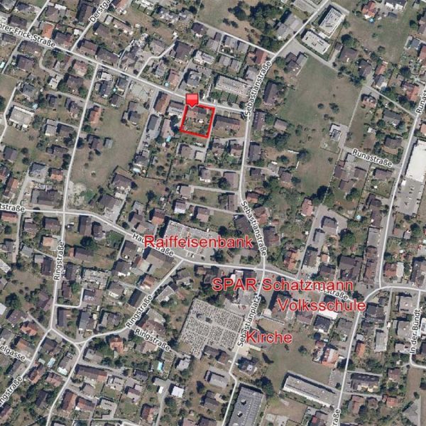 Bauernhaus in Feldkirch-Gisingen - Bestlage - Übersichtsplan - Amann Immobilien