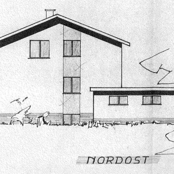 Einfamilienhaus in Sulz - Nordostansicht - Amann Immobilien