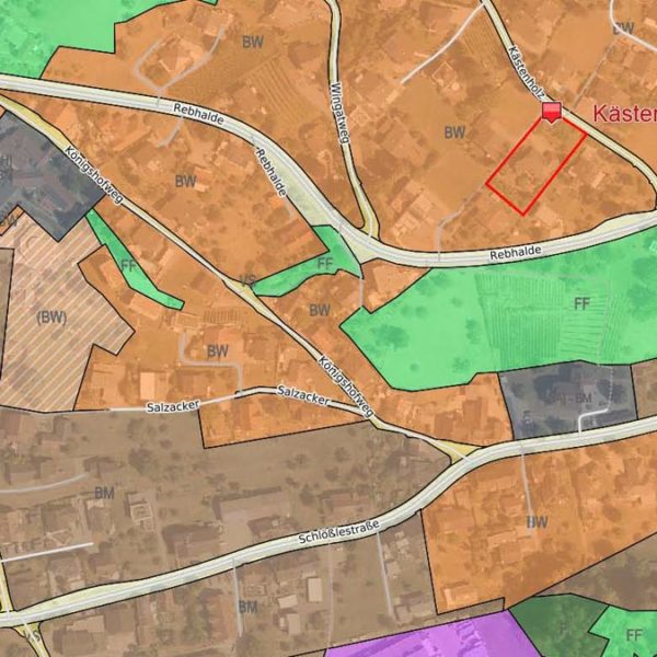 Villa in Röthis - Flächenwidmungsplan - Amann Immobilien