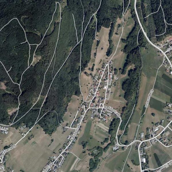 Haus und Baugrund am Waldrand in Göfis - Übersichtsplan - Amann Immobilien