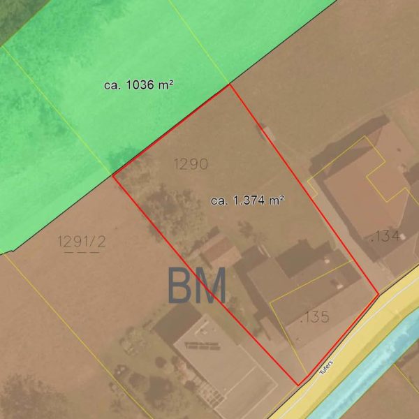 Haus und Baugrund am Waldrand in Göfis - Flächenwidmungsplan - Amann Immobilien