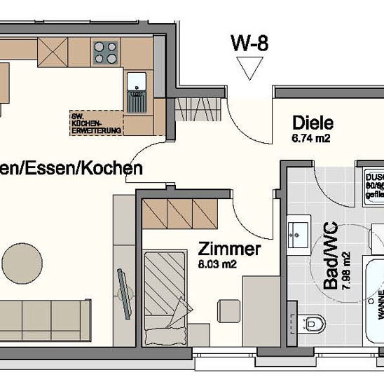 3-Zimmer-Wohnung in guter Lage Feldkirch - Amann Immobilien