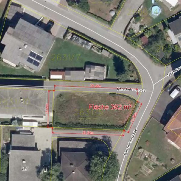 Kleiner Baugrund ruhige und sonnige Lage in Feldkirch-Bangs - Amann Immobilien