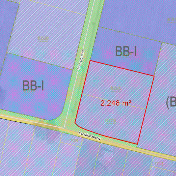 Betriebsgrundstück in Rankweil 2248 m2 im Baurecht