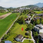 Attraktives Grundstück in Feldkirch-Tisis - Blick Richtung Stadt Feldkirch - Amann Immobilien