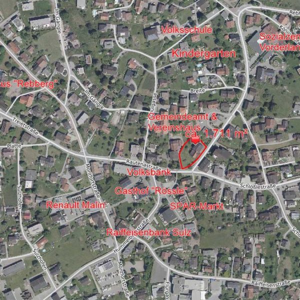 Liegenschaft in Röthis - Zentrumslage - Amann Immobilien