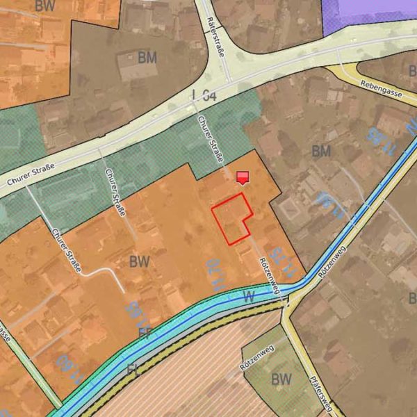 Rankweil - Einfamilienhaus in ruhiger Lage - Flächenwidmungsplan - Amann Immobilien