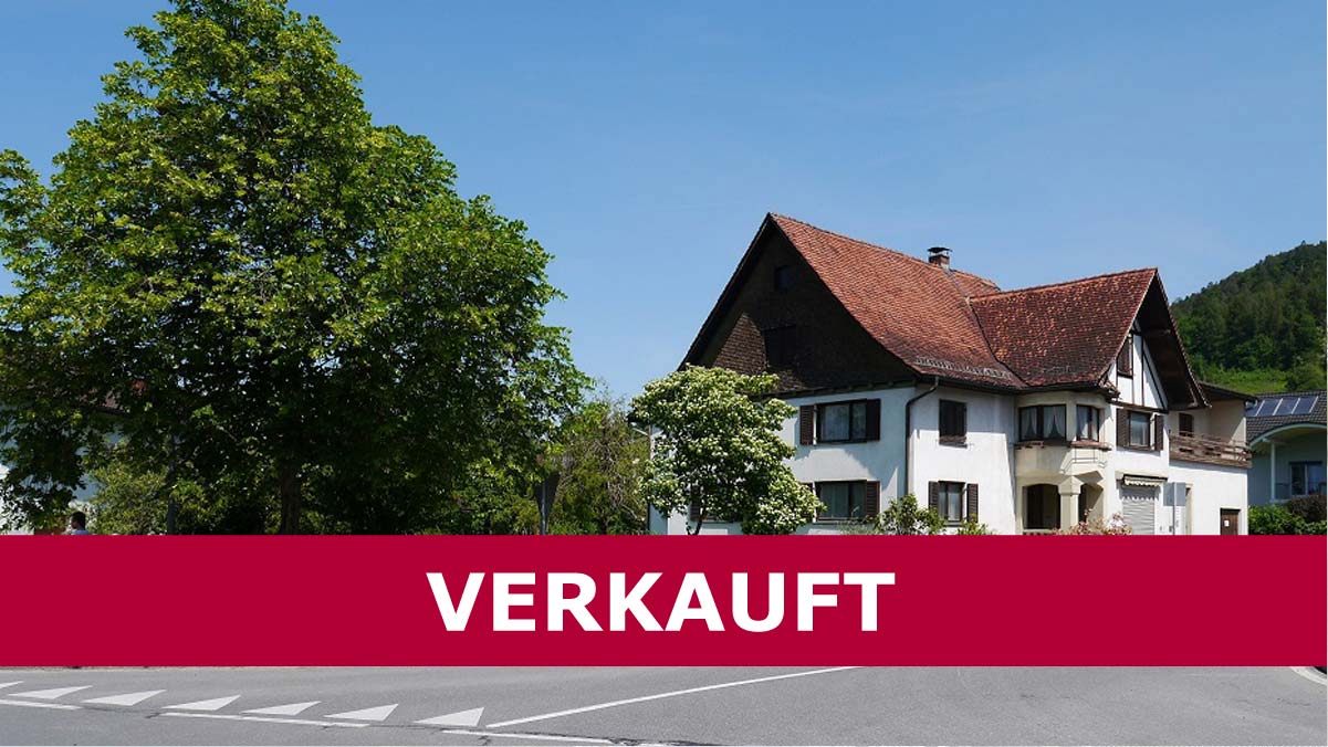 Liegenschaft in Röthis - VERKAUFT - Amann Immobilien