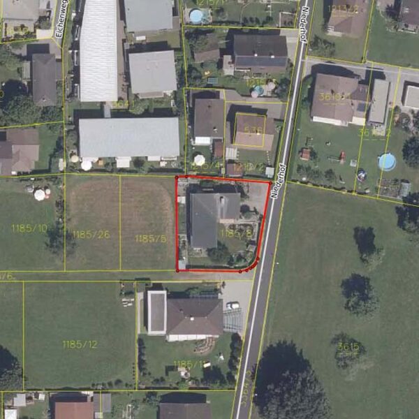 Einfamilienhaus in Lauterach - Katasterplan - Amann Immobilien