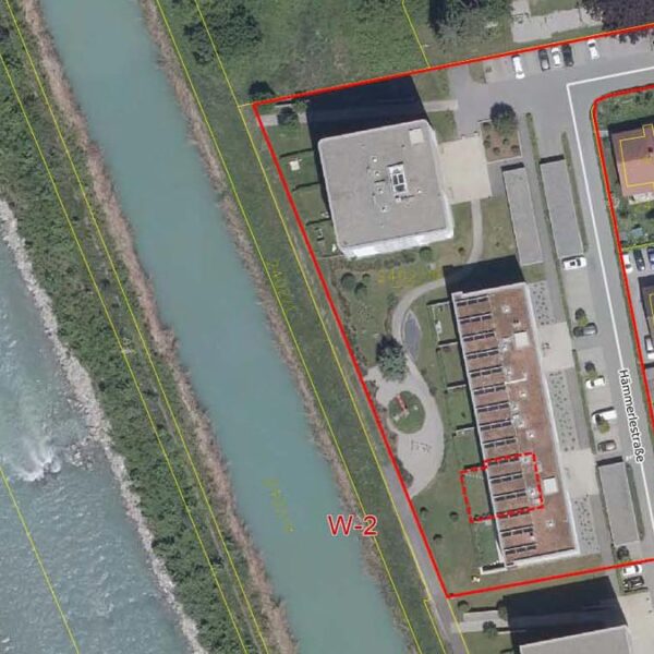 3-Zimmer-Wohnung in Feldkirch - Amann Immobilien - Katasterplan