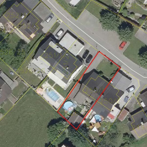 Doppelhaushälfte in Feldkirch - Katasterplan - Amann Immobilien