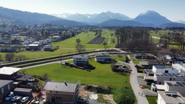 Schönes Grundstück in Weiler - Blick nach Süden - Amann Immobilien