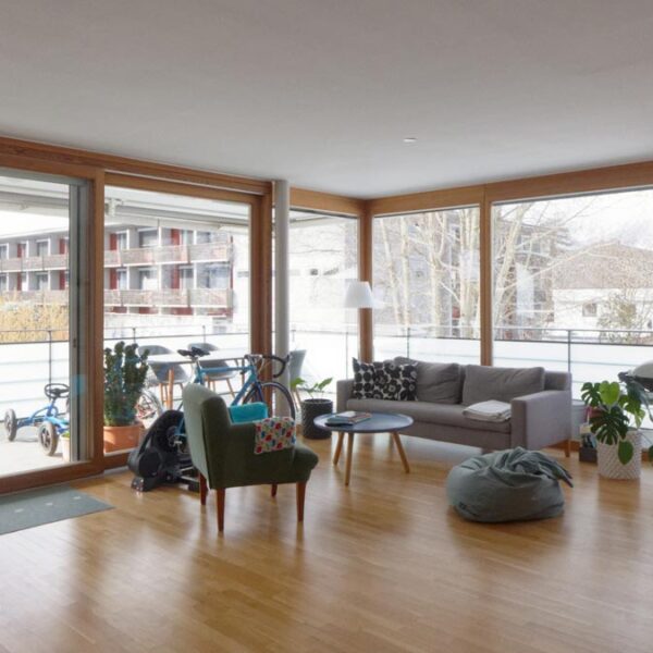 4-Zimmer-Wohnung in bester Lage in Feldkirch-Gisingen - Wohn-Esszimmer mit ca. 44 m2 - Amann Immobilien