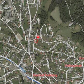 Baugrund in Hanglage - Röthis - Übersichtsplan - Amann Immobilien