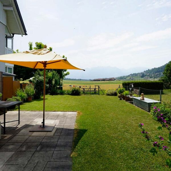 3-Zi-Gartenwohnung in Feldkirch-Tosters - Blick zum Tostner Ried - Amann Immobilien