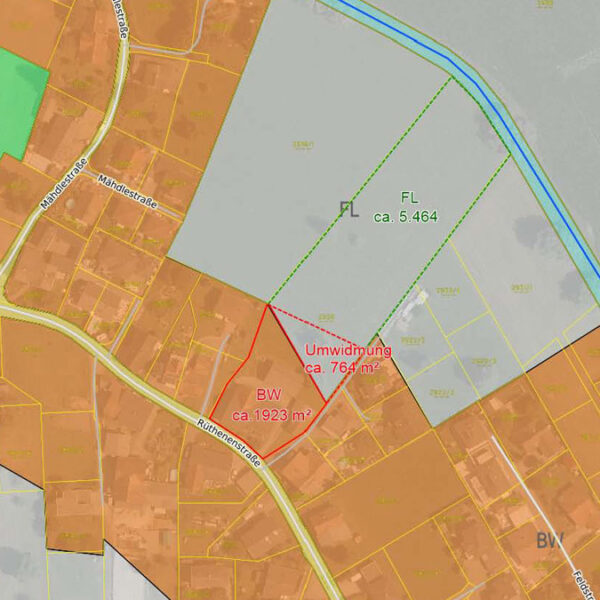Bauernhaus mit Stall und Tenne in guter Lage im Rheintal - Meiningen - Flächenwidmungsplan - Amann Immobilien