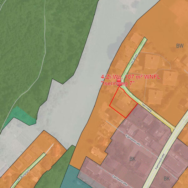 Großzügige 4-Zimmer-Wohnung in Feldkirch-Tosters - Flächenwidmungsplan - Amann Immobilien