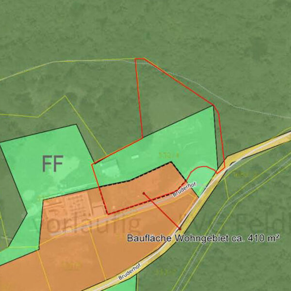 Grundstück am Waldrand - Flächenwidmungsplan - Klaus - Amann Immobilien