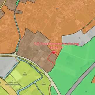 3-Zi-Dachterrassenwohnung mit 113 m2 Terrasse in Altach - Flächenwidmungsplan - Amann Immobilien