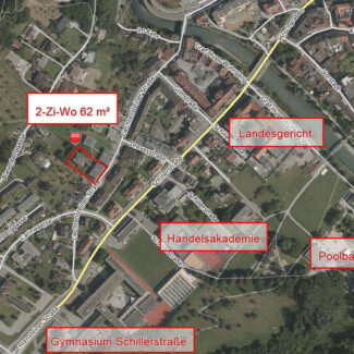 Coole 2-Zi-Wohnung Feldkirch-Stadt - Übersichtsplan - Amann Immobilien