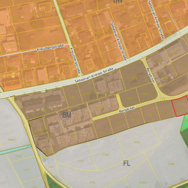 Baugrund in Feldkirch-Nofels - Flächenwidmungsplan - Amann Immobilien