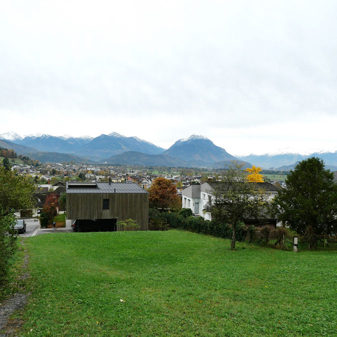 Baugrund in Klaus - Amann Immobilien - Blick Richtung Süden