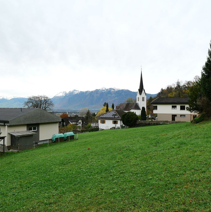 Baugrund in Klaus - Amann Immobilien - Blick Richtung Westen