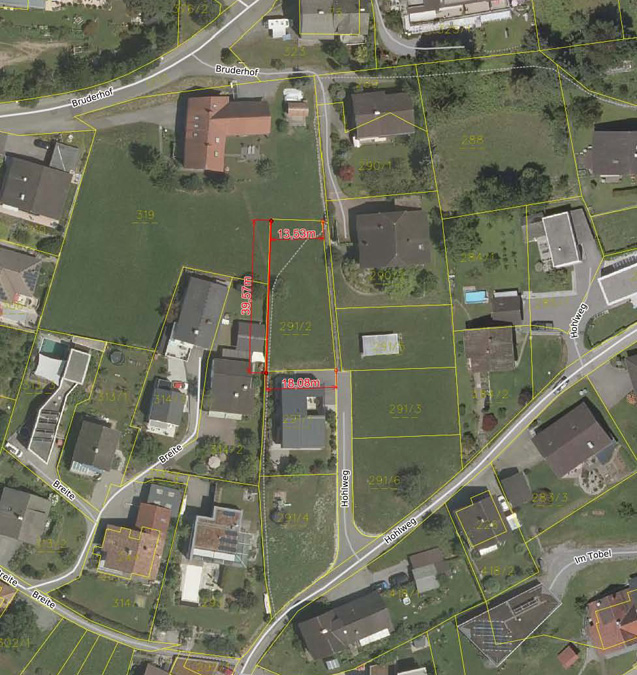 Baugrund in Klaus - Amann Immobilien - Katasterplan (3)
