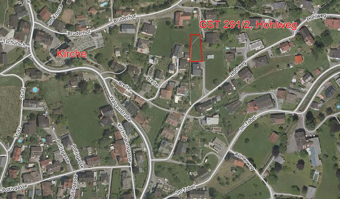 Baugrund in Klaus - Amann Immobilien - Übersichtsplan