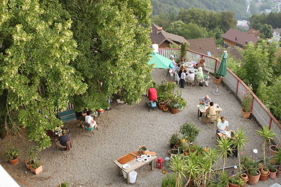Gasthof/Pension - einzigartige Lage mit herrlichem Panoramablick - Viktorsberg - Gastgarten für 30 Plätze - Amann Immobilien