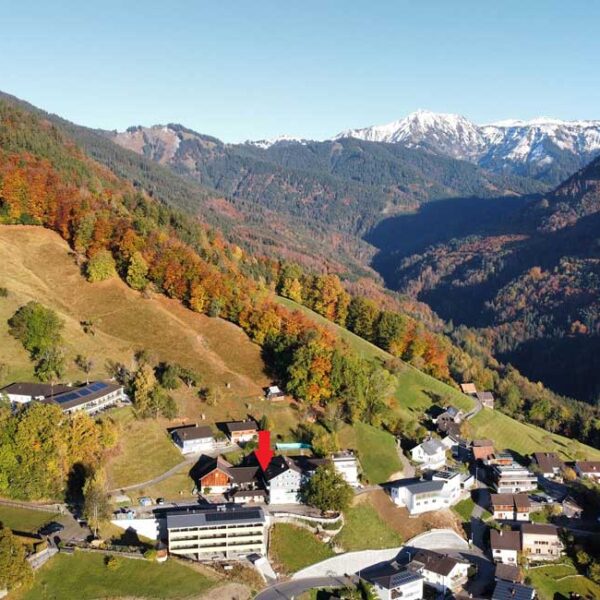 Gasthof/Pension - einzigartige Lage mit herrlichem Panoramablick - Viktorsberg - Hoher Freschen im Hintergrund - Amann Immobilien