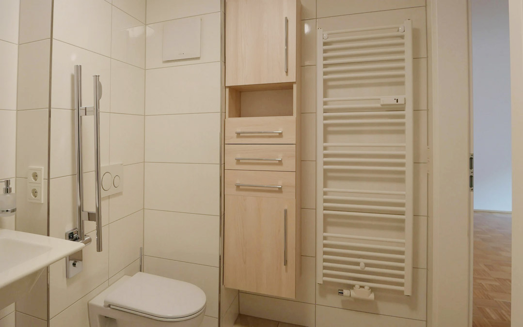 Preiswerte 2-Zimmer-Wohnung in Götzis - Amann Immobilien - Bad mit Dusche und WC