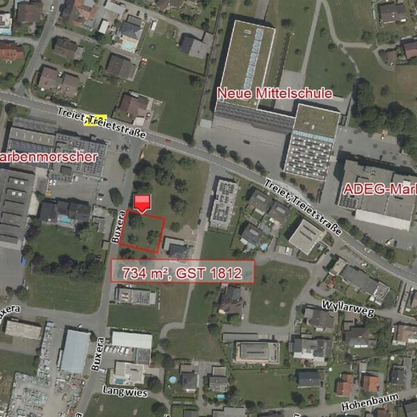 Ruhig gelegenes Grundstück in Weiler - Übersichtsplan - Amann Immobilien