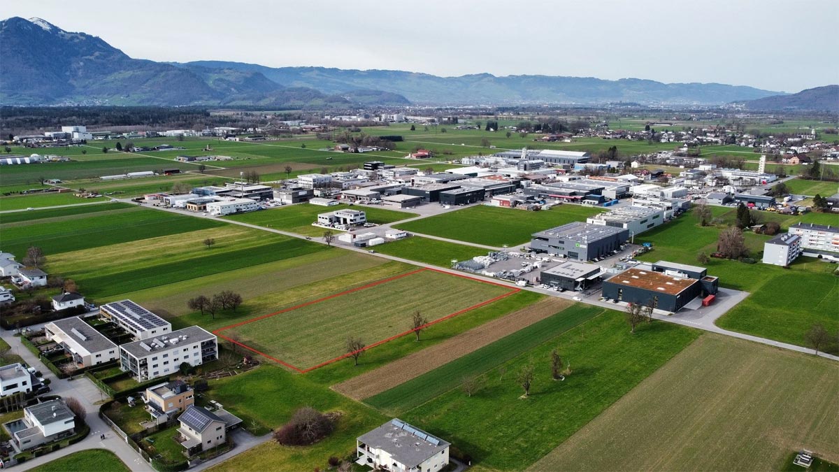 Bauerwartungsfläche Betriebsgebiet Runa - Feldkirch - Amann Immobilien
