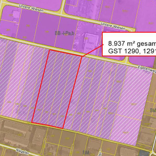 Bauerwartungsfläche Betriebsgebiet Runa - Feldkirch - Amann Immobilien