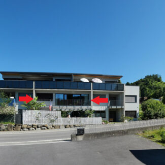 Moderne 3-Zimmer-Wohnung in Weiler - Südansicht - Amann Immobilien