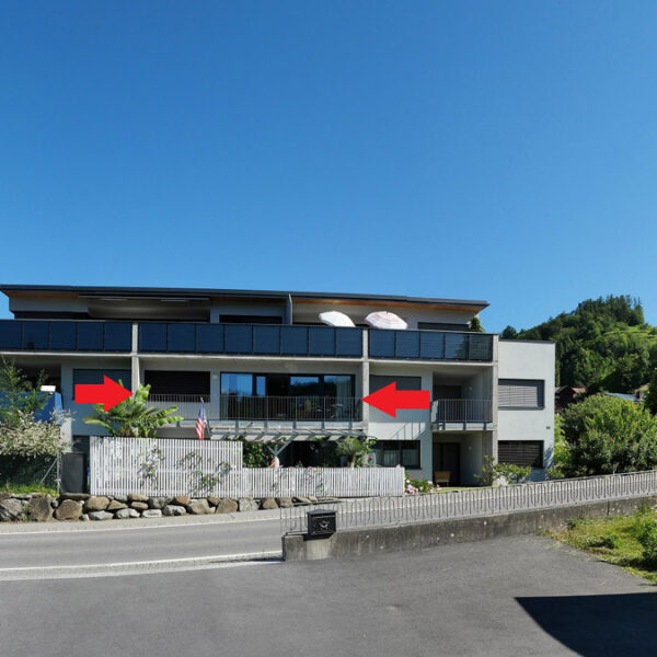 Moderne 3-Zimmer-Wohnung in Weiler - Südansicht - Amann Immobilien