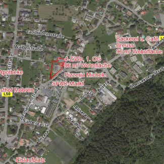 Großzügige und sehr gepflegte 4-Zimmer-Wohnung in Rankweil - Übersichtsplan - Amann Immobilien