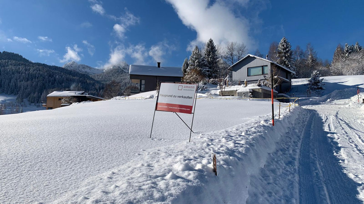 Grundstück für ein Ferienhaus in den Alpen - Amann Immobilien