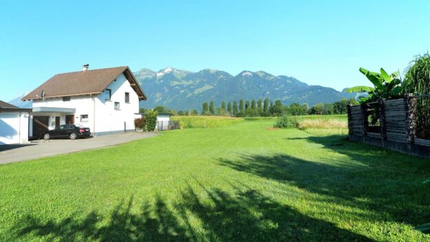 Baugrund in Rankweil - Kolbengasse - Blick Richtung Westen - Amann Immobilien
