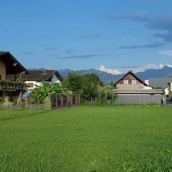 Baugrund in Rankweil - Kolbengasse - Blick Richtung Osten - Amann Immobilien