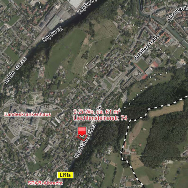 Leistbare 2-Zimmer-Wohnung in Feldkirch - Übersichtsplan - Amann Immobilien