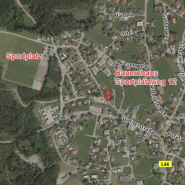 Altes Bauernhaus in Göfis - Übersichtsplan - Amann Immobilien