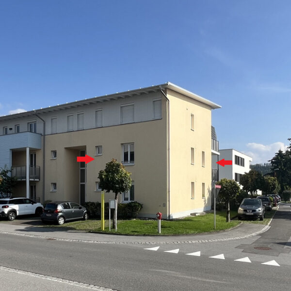 Attraktive 3-Zimmer-Wohnung in guter Lage - Sulz - Nordwestansicht - Amann Immobilien