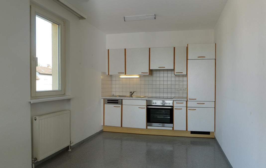 Attraktive 3-Zimmer-Wohnung in guter Lage - Sulz - Küche mit Essplatz - Amann Immobilien